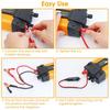 DC 12V в AC 220V/110VСветодиодный дисплей мощности Автомобильный инвертор питания Зарядное устройство Конвертер Трансформатор напряжения 2 USB Универсальная розетка