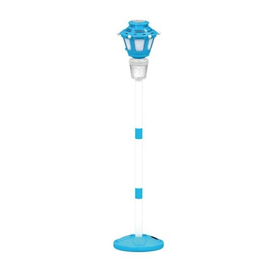 Street Lamp Bubble Machine with Music & LED Lights, Automatic Bubble Blower for Kids, Adjustable Height 21-47", Detachable Wand, Rechargeable Outdoor