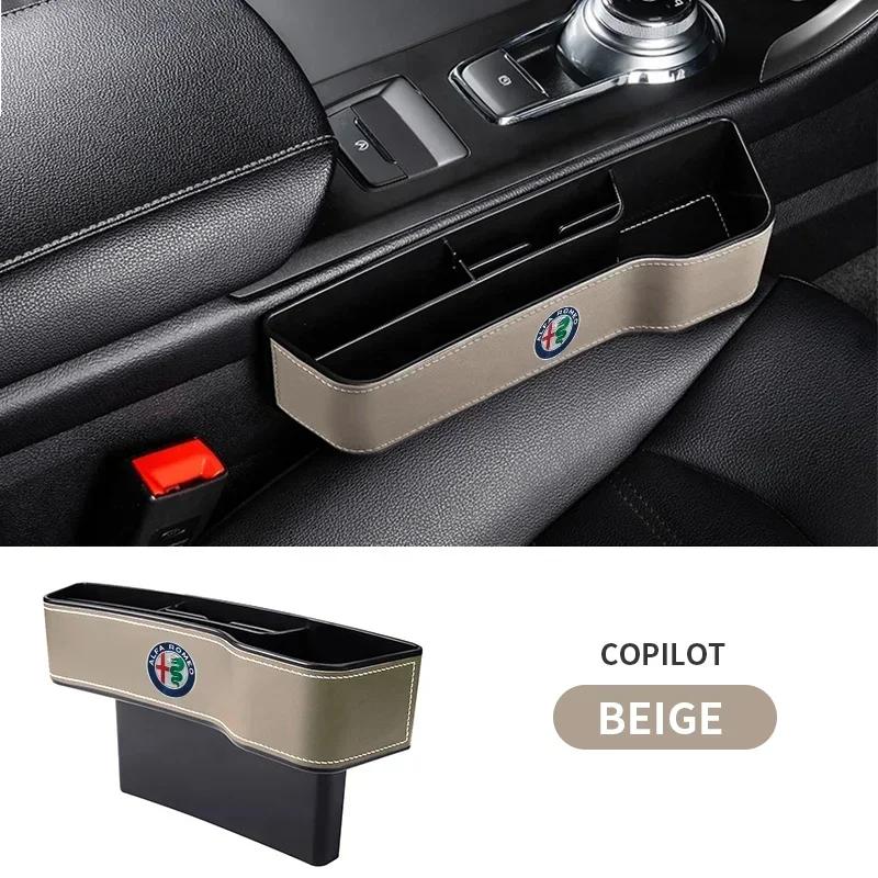 Car Seat Crevice Storage Filler Munti-functional Auto Organizer For Alfa Romeo 159 Giulietta Giulia 147 Mito 156 166 Stelvio
