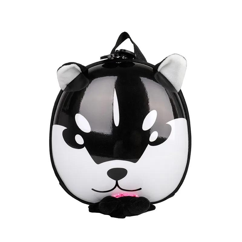 1-5years Baby Children Cartoon Animal Boy Girl Backpack Outdoor School Lower Grades Stationery Supplies Pvc Egg Shell Backpack