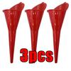3pcs Motorcycle Long Stem Funnel Gasoline Oil Fuel Filling Tools Anti-splash Plastic Funnel Car Refueling Tools Auto Accessories
