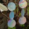20pcs Round Shape Reflective Sticker Reflective Anti Bird Scare Tape  Garden Home