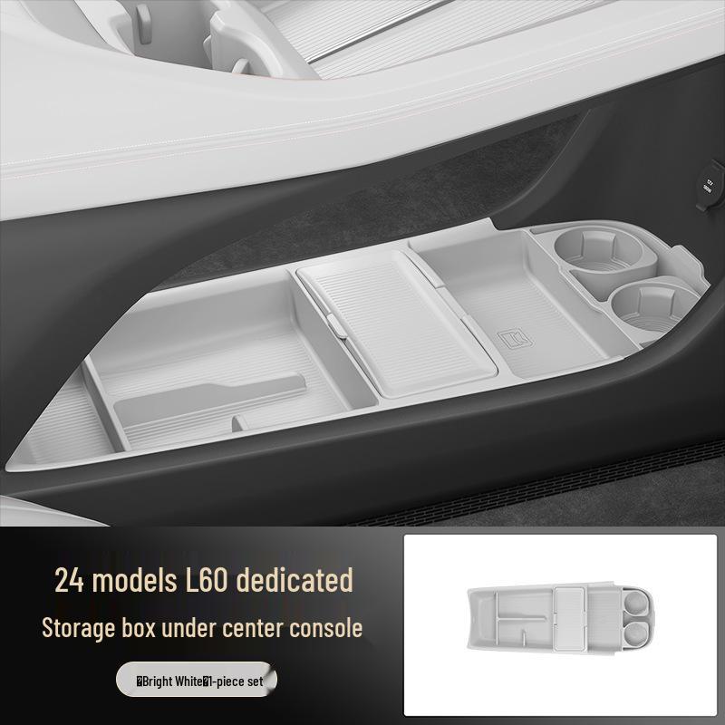 2024 L60 Center Console Silicone Glasses Holder & Interior Storage Box