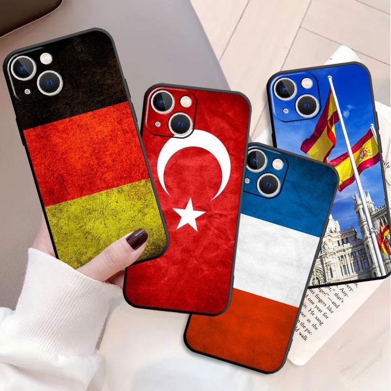 Чехол с флагом Марокко для Apple Iphone 11 13 14 12 Pro Max 7 8 Xr X 6 5 5S Se 2022 13promax черный силиконовый чехол для телефона