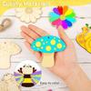 8pcs Wooden Cutouts Butterfly Wood Slices Flower Wood Cutouts Blank Wooden Paint Crafts For Painting, DIY Crafts Home