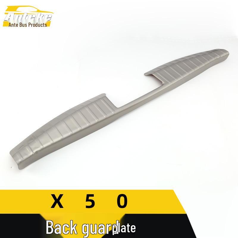 Lifan X50 Rear Guard Stainless Steel Trunk Protection Pedal Decor Sticker