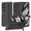 For Samsung Galaxy Z Fold 7 Case Skin Feel PC Anti-fingerprint Folding Cover with Free Stylus Pen+Glass For Z Fold7
