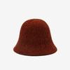 Bucket Hat Knitted Bucket Autumn and Winter Thermal Hat Children Simple Face Small Leisure Basin Hat