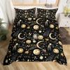 Комплект постельного белья «Звездное небо» с 3D-принтом, аниме-игра, приятный к коже комплект пододеяльника с наволочками, декор для спальни, односпальный, двуспальный размер