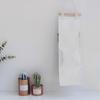 3 Pockets Hanging Storage Bag Wall Mounted Wardrobe Sundries Hanging Bag Cotton Linen Bathroom Toiletry Home Decor Hanging Bag