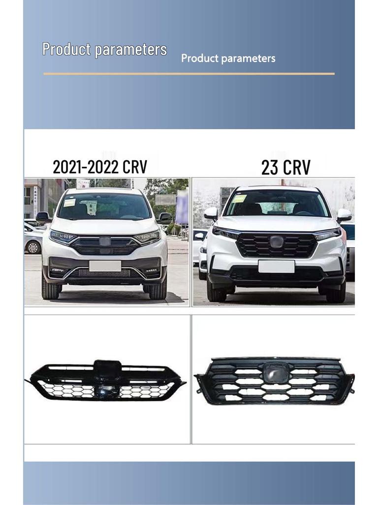 Комплект решеток переднего бампера Honda CRV 2020+