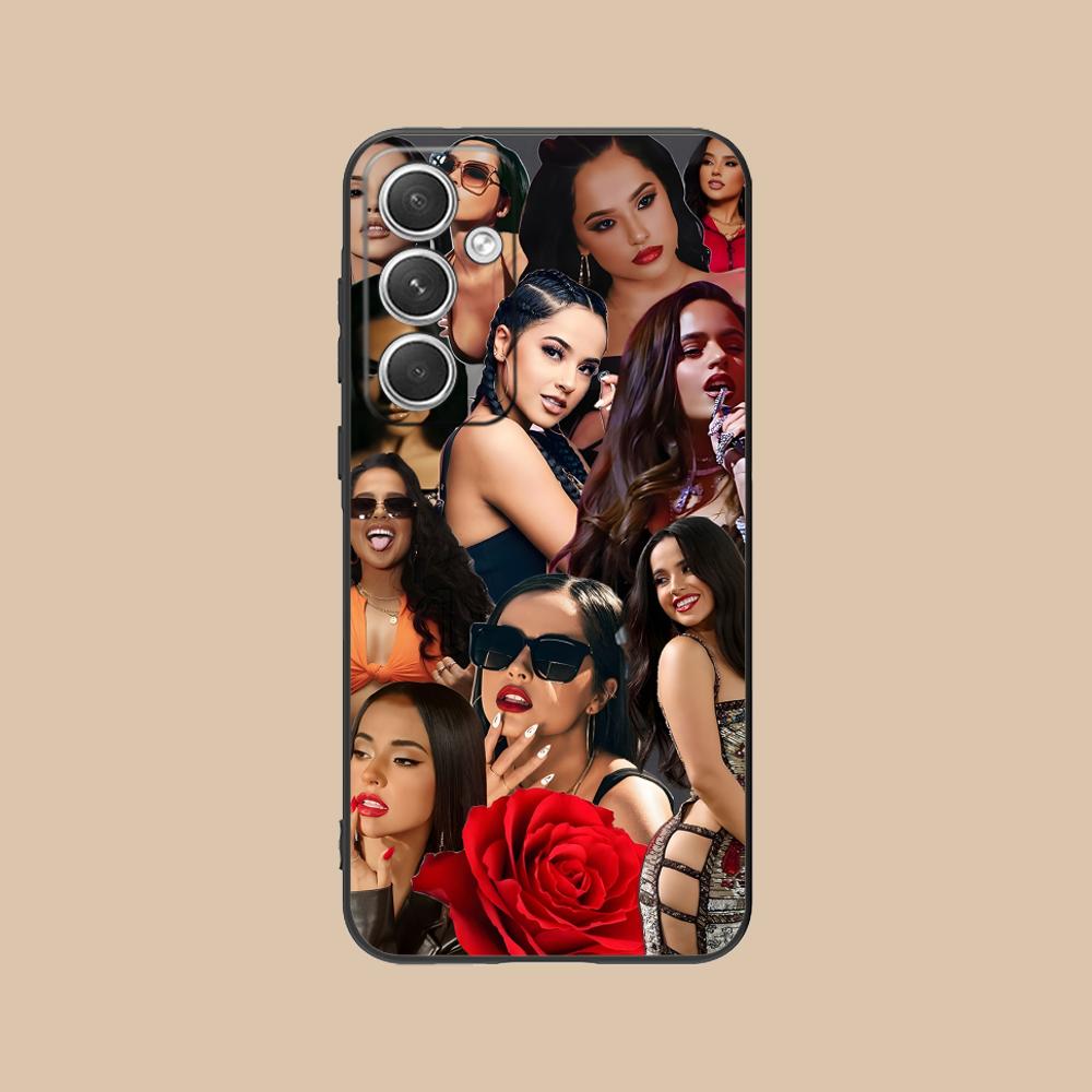 Модный матовый чехол из ТПУ Becky G для мобильного телефона Samsung Galaxy S26 S25 S24 S23 S22 S21 S20 Note20 Plus FE Ultra Цветная крышка
