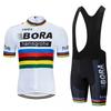 Mens Cycling Jersey Bib Shorts Set Breathable Mesh Bike Outfit Road