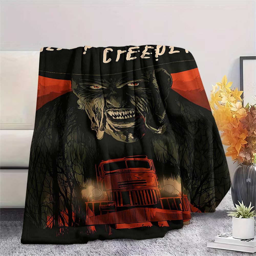 horror movie Print Flannel Blanket,High quality Comfortable for All Seasons,Home Decor,Warmth and Comfort,Perfect for Christmas Gifts