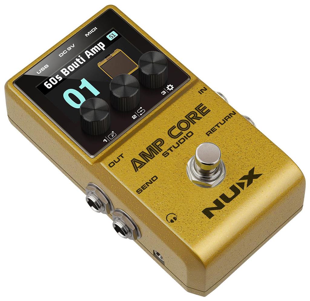 NUX Amp Core Studio Моделировщик усилителей Педаль IR Гитарные эффекты &