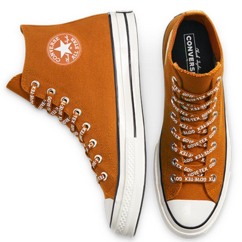Converse 1970-е Chuck Taylor All Star Gore-Tex Винтажные Удобные Высокие Эспадрильи Унисекс Рыжий