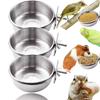 Stainless Steel Pet Bowl Hanging Pet Feeder New Bird Feeder Pet