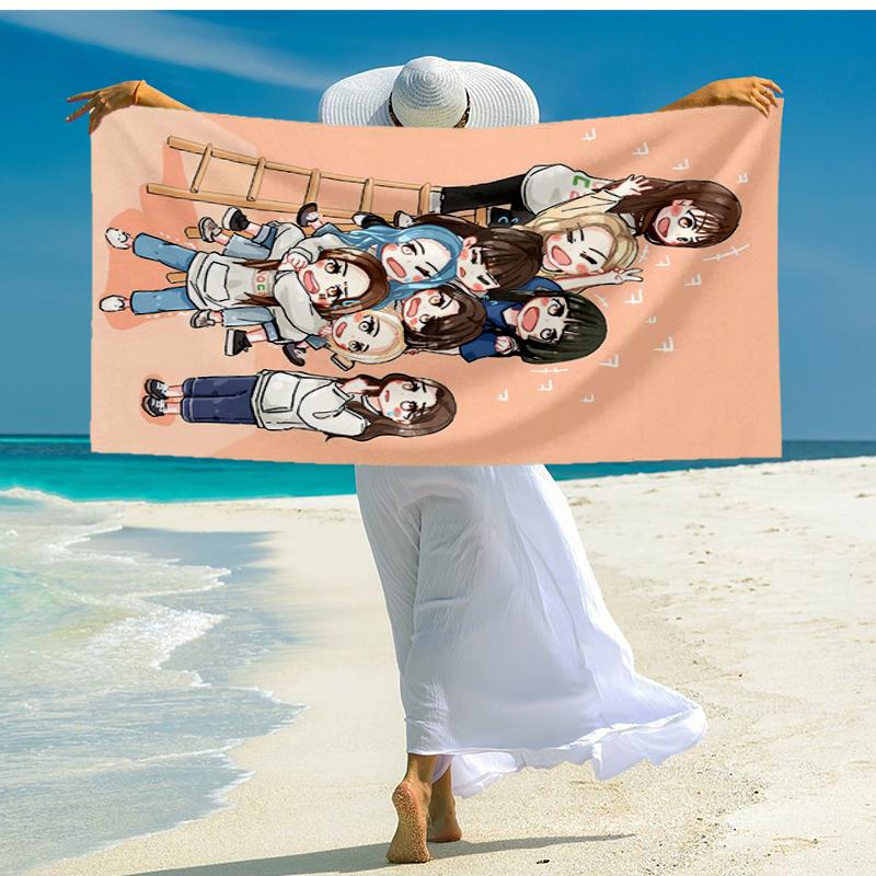TWICE Fashion Beach Towel: Ideal for Summer Adventures Soft, absorbent and quick drying suitable for swimming and bathing