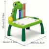 Dinosaur Painting Art Craft Dinosaur Painting Projector,Includes Drawing Board,Watercolor Pens,Pencils,Crayons,Scrapbook,Sticker Book,Stickers,Stamps,