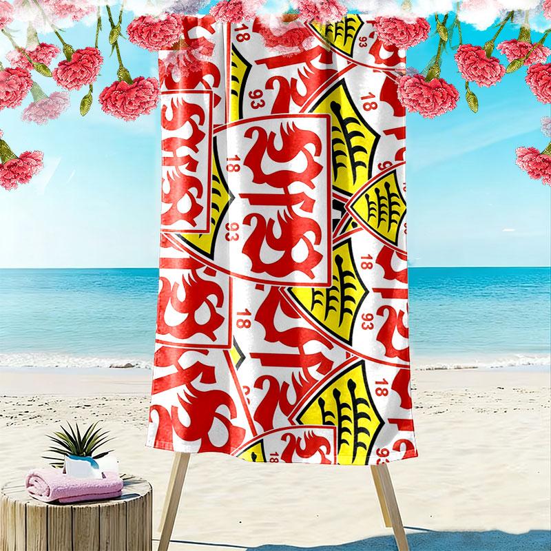 VFB Print Beach Towel, Large Soft Quick Dry Towel for Beach Camping Swimming