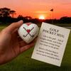 NEW Personalized Golf Present Thoughtful Compact Golf Pocket Hug Motivational Encouraging Message Card Golf Lovers