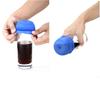 With Straw Hole Silicone Sippy Cup Lid Spill-Proof Straw Cup Cover Cup Accessories   Mason Jar