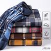 Large Thickened Brushed Cotton Plaid Oversized Casual Korean Shirt