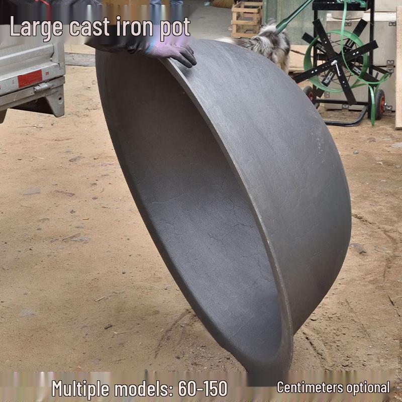 BAILOCK Old-Style Thick Cast Iron Wok