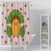 Cartoon G-Gudetama Shower Curtain Waterproof Polyester Fabric Paint Colorful Bath Curtains Home Bathroom Decor Curtain With Hook