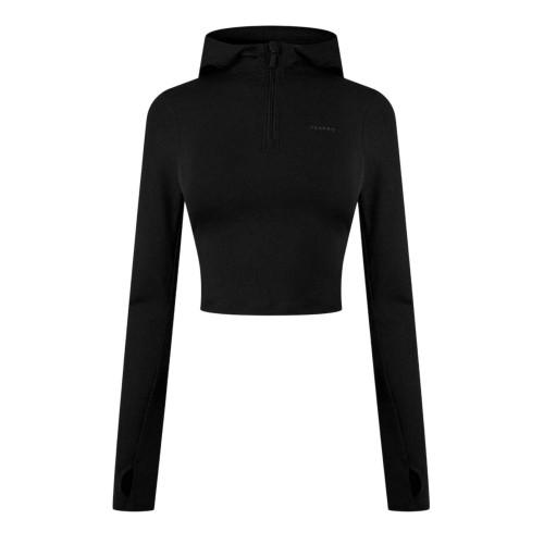 USA Pro Womens/Ladies Quarter Zip Hoodie