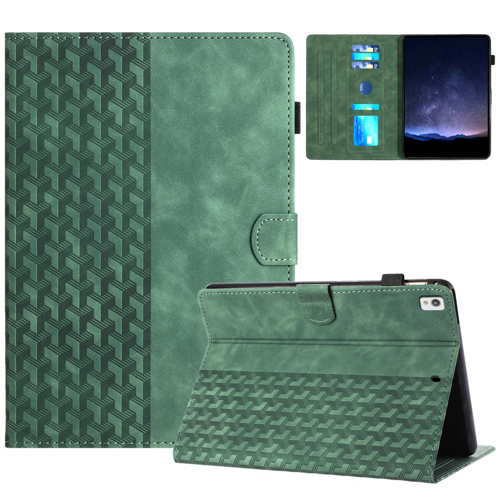 For iPad 10.2 (2021) (2019) (2020)/Pro 10.5-Inch (2017)/Air 10.5 Inch (2019) Building Blocks Imprinted Flip Cover