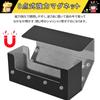 LIUDU Magnetic Loader Case Storage Card Loader Deck Case Большая емкость вмещает до 36 карт Магнитная застежка для хранения Загрузчик из искусственной кожи вмещает 36 карт