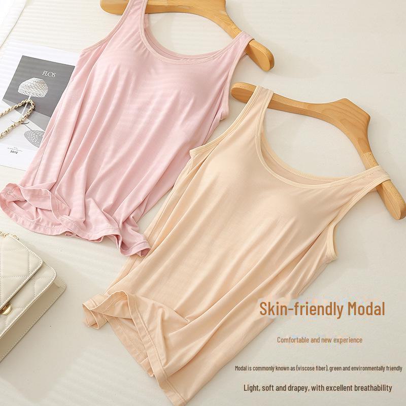 Модальная подкладка большого размера для женщин, облегающий крой, однотонный, универсальный цельный, круглый вырез