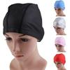 Новая водонепроницаемая защитная шапочка для душа с ушами, эластичная однотонная шапочка для плавания унисекс