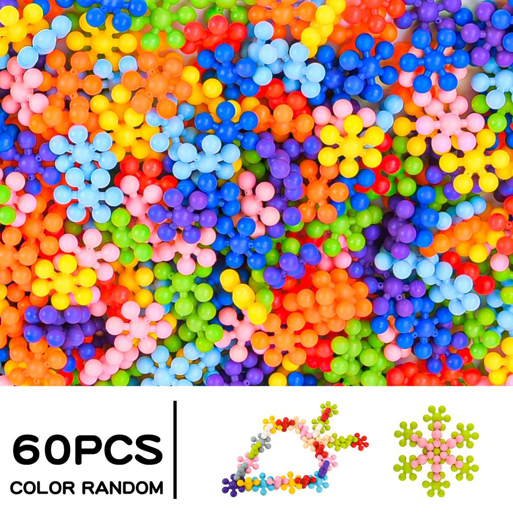 Kindergarten Boys and Girls Assemble Plum Blossom Building Blocks Children'S Puzzle and Early Education Assembly Toys