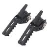 Motorcycle Front Footrest Foot Pegs Parts Accessory for R1200GS 2013 2018 (Black)