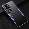 For Oppo Reno10 Pro+ 5G Dustproof Mobile Phone Case Anti-Scratch Aluminium Alloy+TPU Smartphone Cover