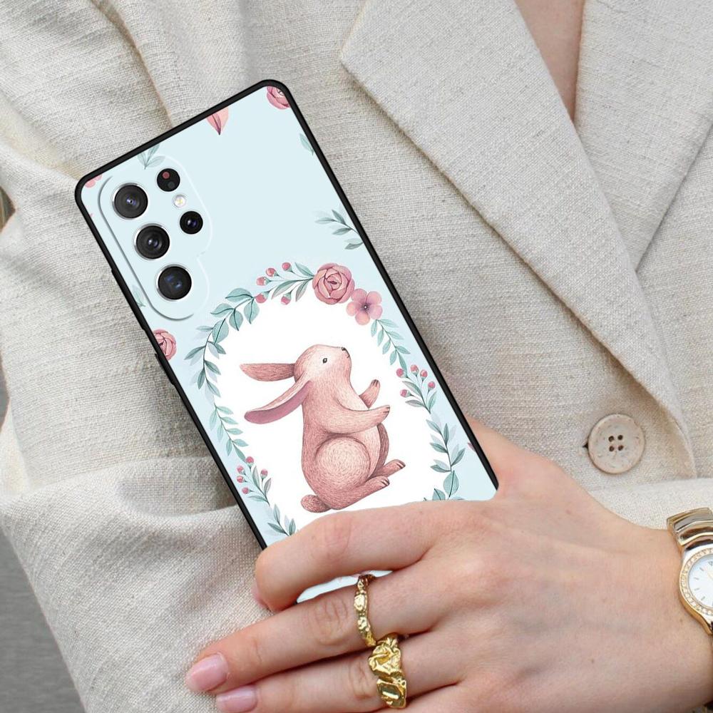 Милый чехол для телефона с кроликом для Samsung Galaxy S26 Ultra S25 S24 S23 S22 S21 S20 Note10