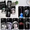 PP25 Статуя Давида смешной Мягкий чехол для телефона Samsung Galaxy S20 S21 S22 Ultra FE + Plus A21S A22 A24 A25 A26 A30 A30S A31