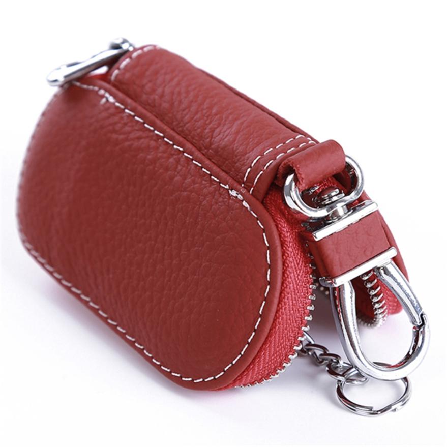 Модные портативные однотонные кошельки для ключей от машины, держатель для ключей, высококачественный чехол для ключей из искусственной кожи