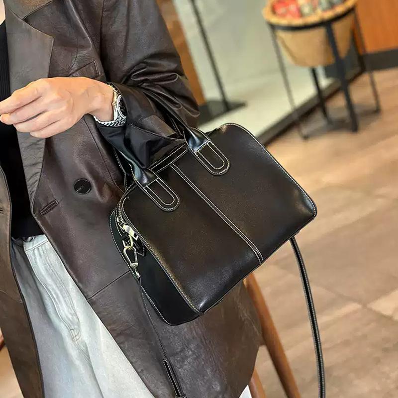 Новая кожаная сумка большой вместимости Большая сумка