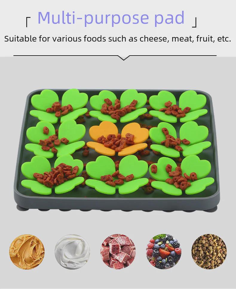 Pet Slow Feeder & Licking Mat - силиконовый коврик для собак и кошек