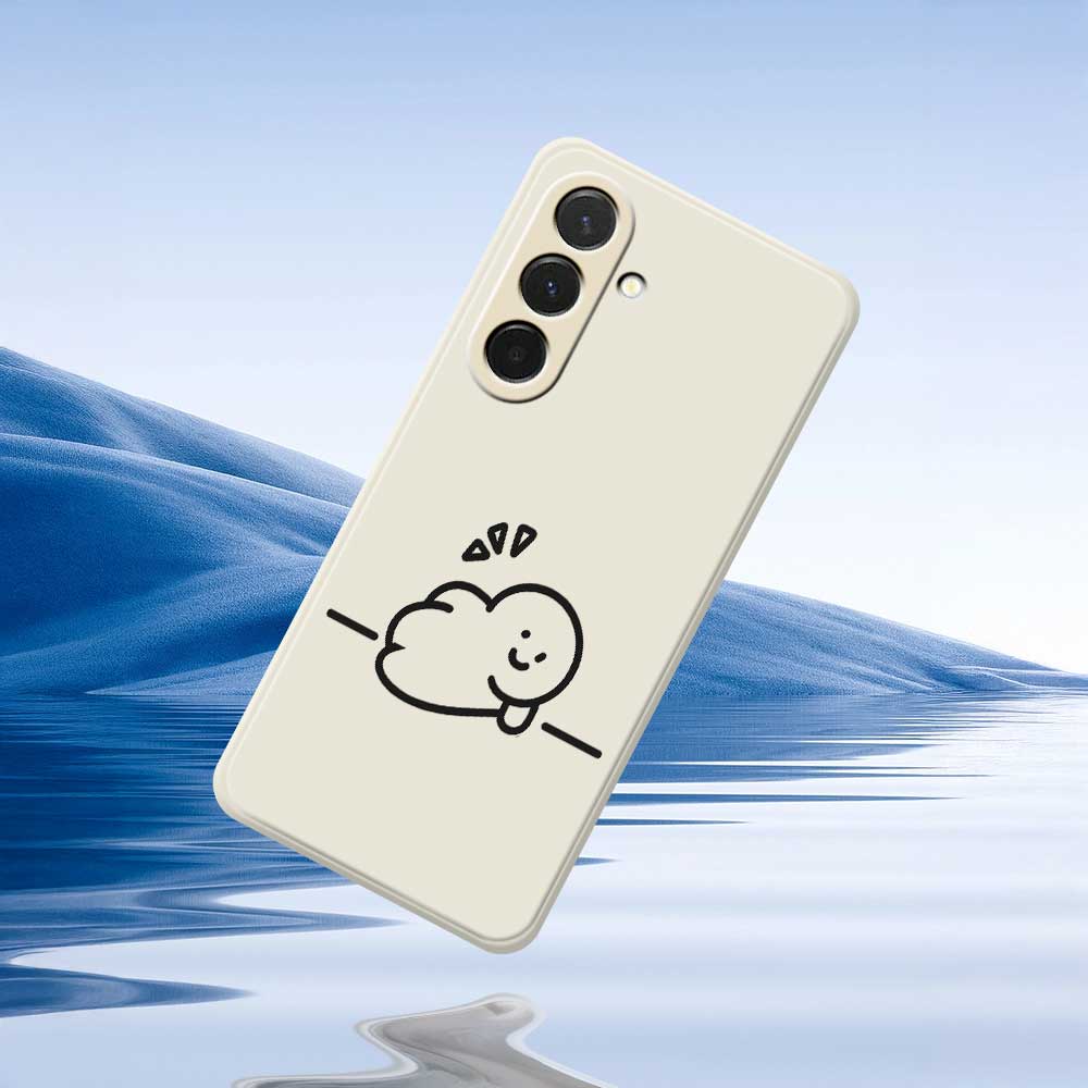 For Samsung Galaxy A36 5G Case Stick Figure Pattern Printing Straight Edge TPU Phone Back Cover