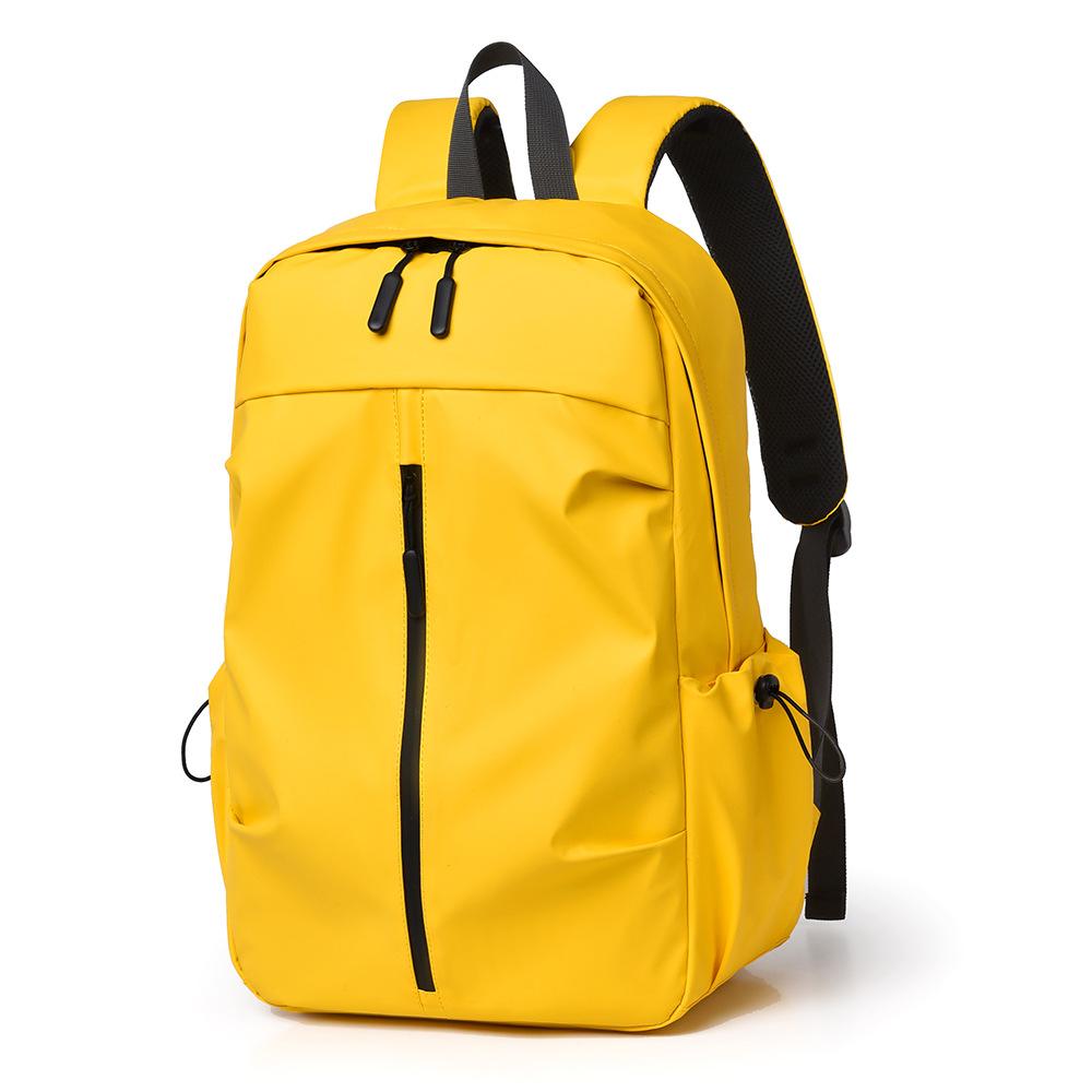 Backpack Men's Business Backpack Outdoor Wear-resistant Fabric Computer Bag Casual Simple Middle School Student Travel School Bag