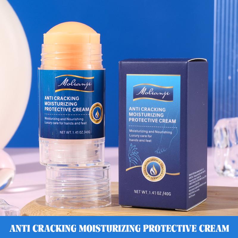 Крем двойной защиты Mole Love Muscle Peach: Увлажняющий крем для потрескавшейся кожи рук и ног, предотвращающий сухость и трещины.