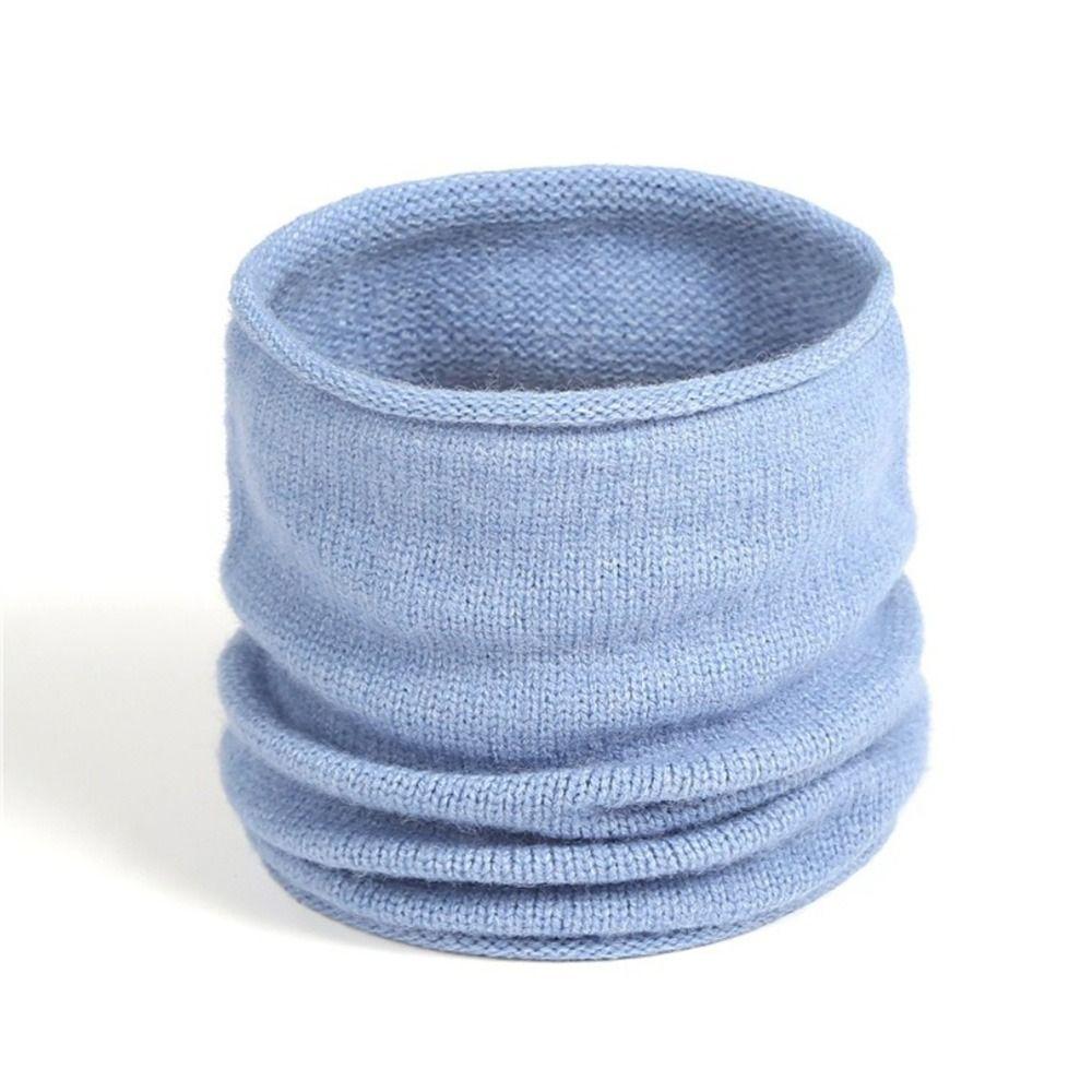 Вязаная спортивная бандана однотонная грелка для шеи теплая защита шеи велосипедный шарф лыжный
