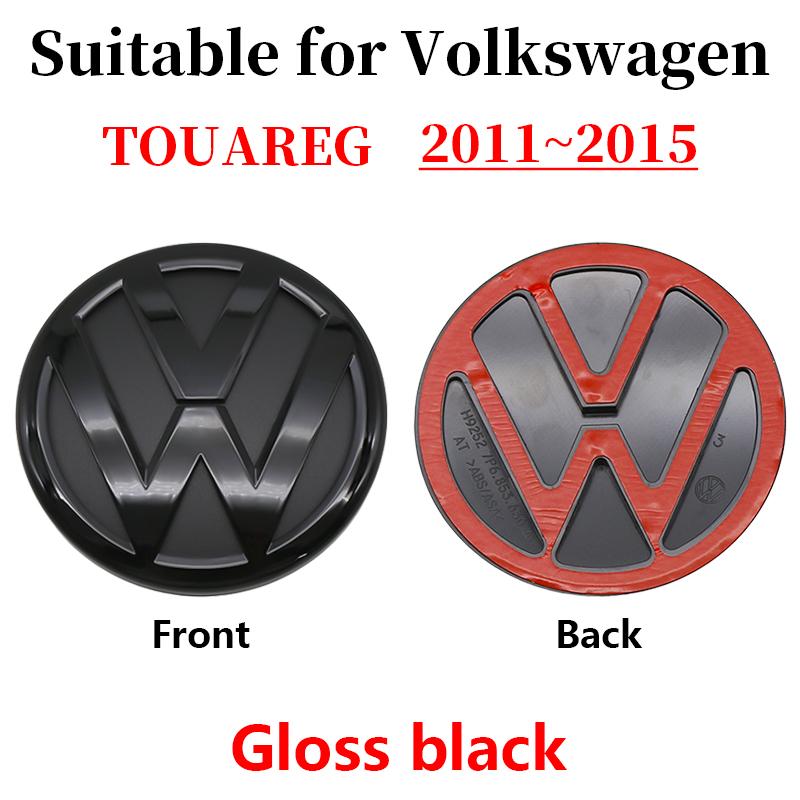 For Volkswagen Touareg 2011-2015 Rear Emblem Trunk Badge Logo Rear Tailgate Decal Sticker Compatible With VW Touareg II Facelift FE2