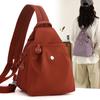 Multifunctional Crossbody Bag Women's Lightweight Chest Bag Travel Backpack Large Capacity Shoulder Bag