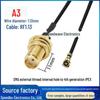 Коаксиальный кабель-адаптер IPEX-SMA Female RF 1-го поколения (РГ1.13)