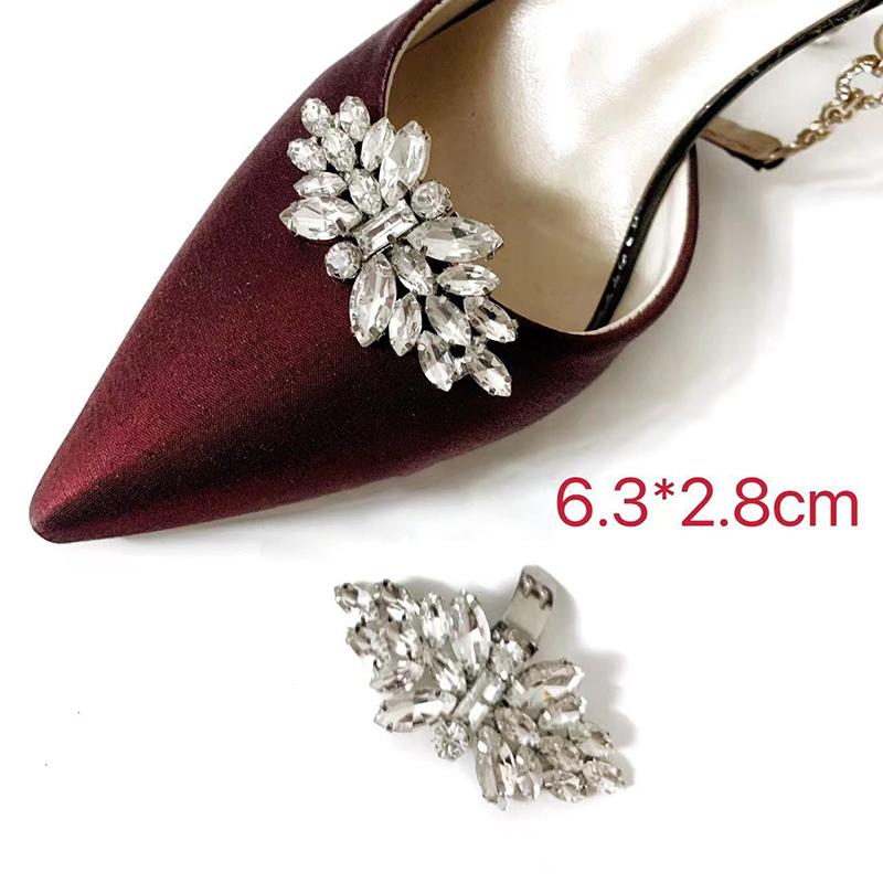 Removable Lady Shoe Clips Wedding Bride Shoes Decoration For Women Girls High Heel Jewelry Accessories